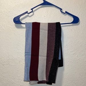 I.n.c Petite ColorBlocked Lurex Pencil Skirt, Port